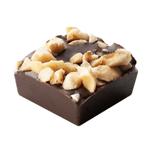 Violette - chocolat noir avec ganache