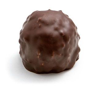 Rocher mignon - chocolat noir praliné amandes