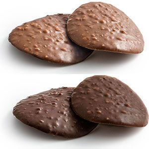 Tuiles aux amandes - friandise au chocolat